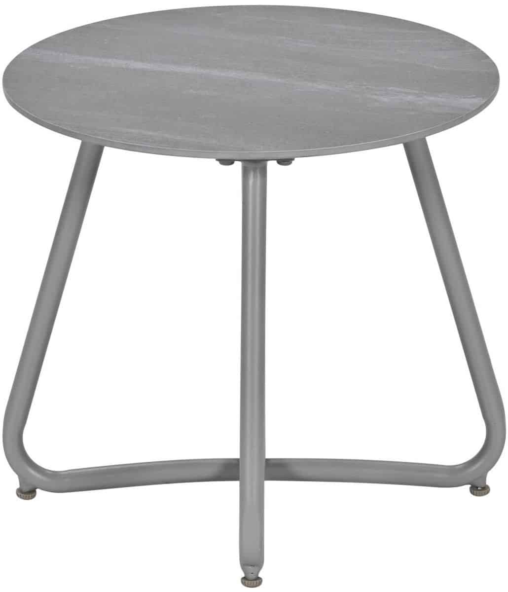 garden impressions vento bijzettafel tuin Ø45 cm taupe