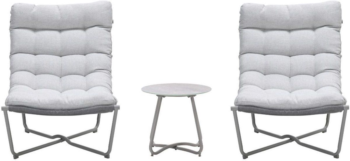 garden impressions zensa loungeset 3 delig taupe