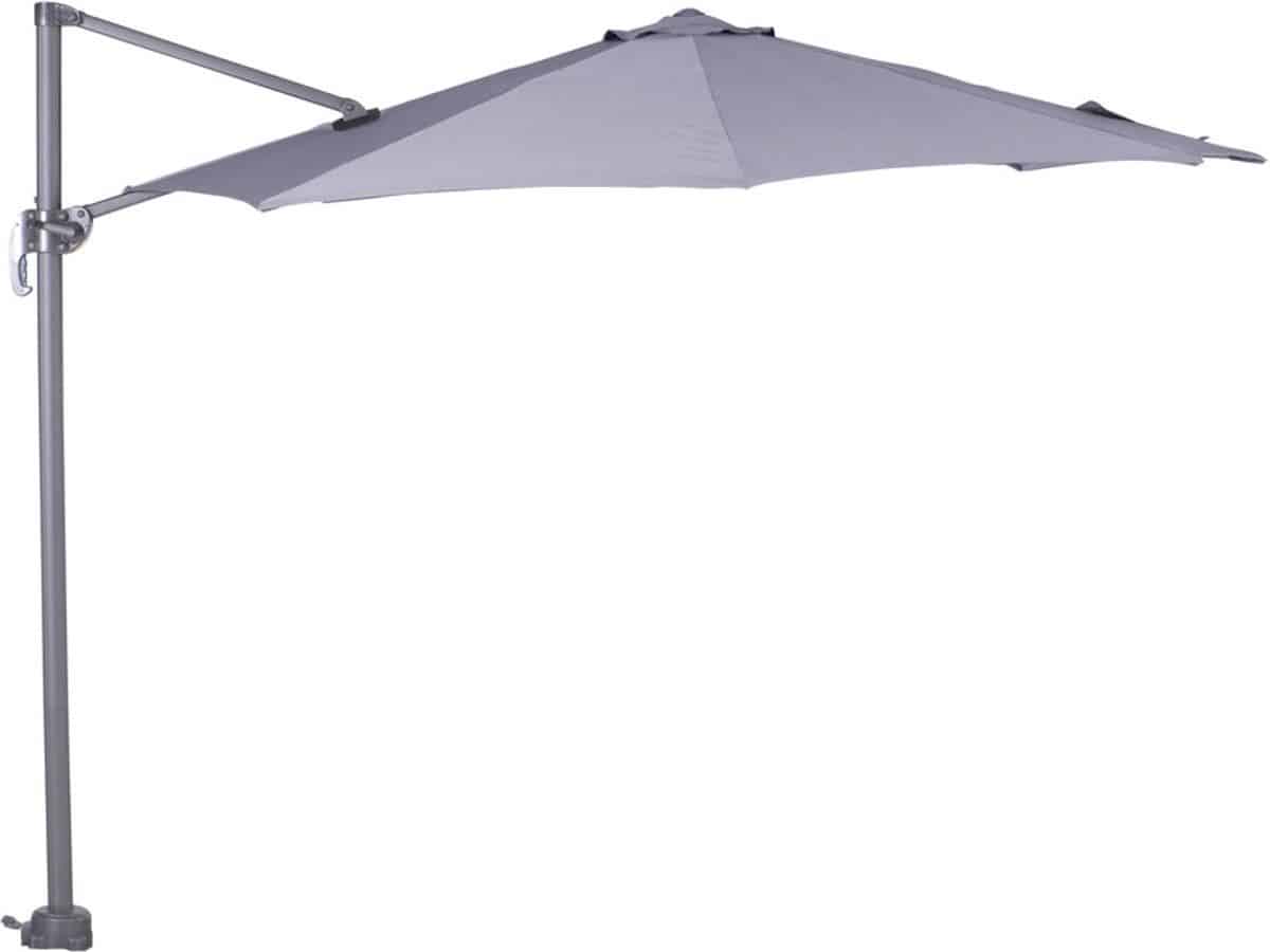 garden impressions zweefparasol hawaii s Ø300 donker grijs
