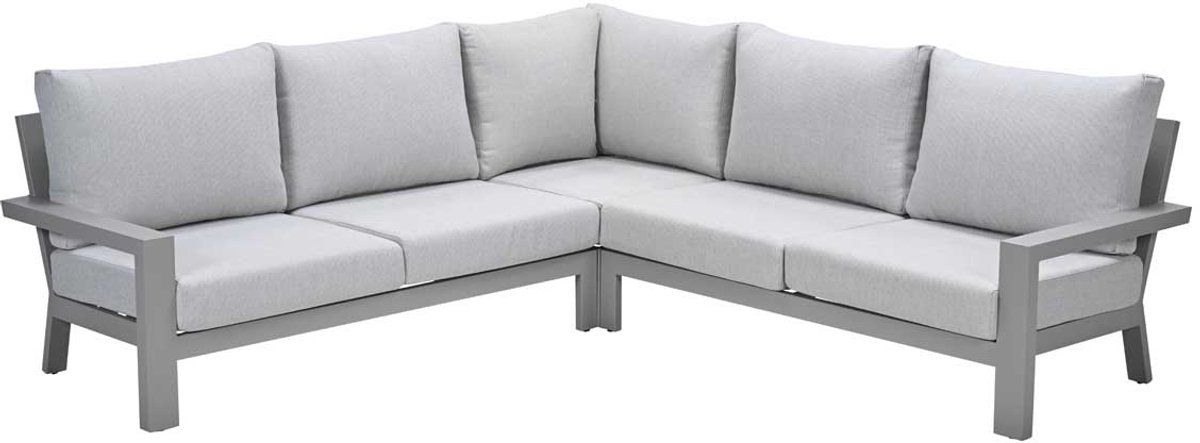 geneva aluminium loungeset taupe valley sand
