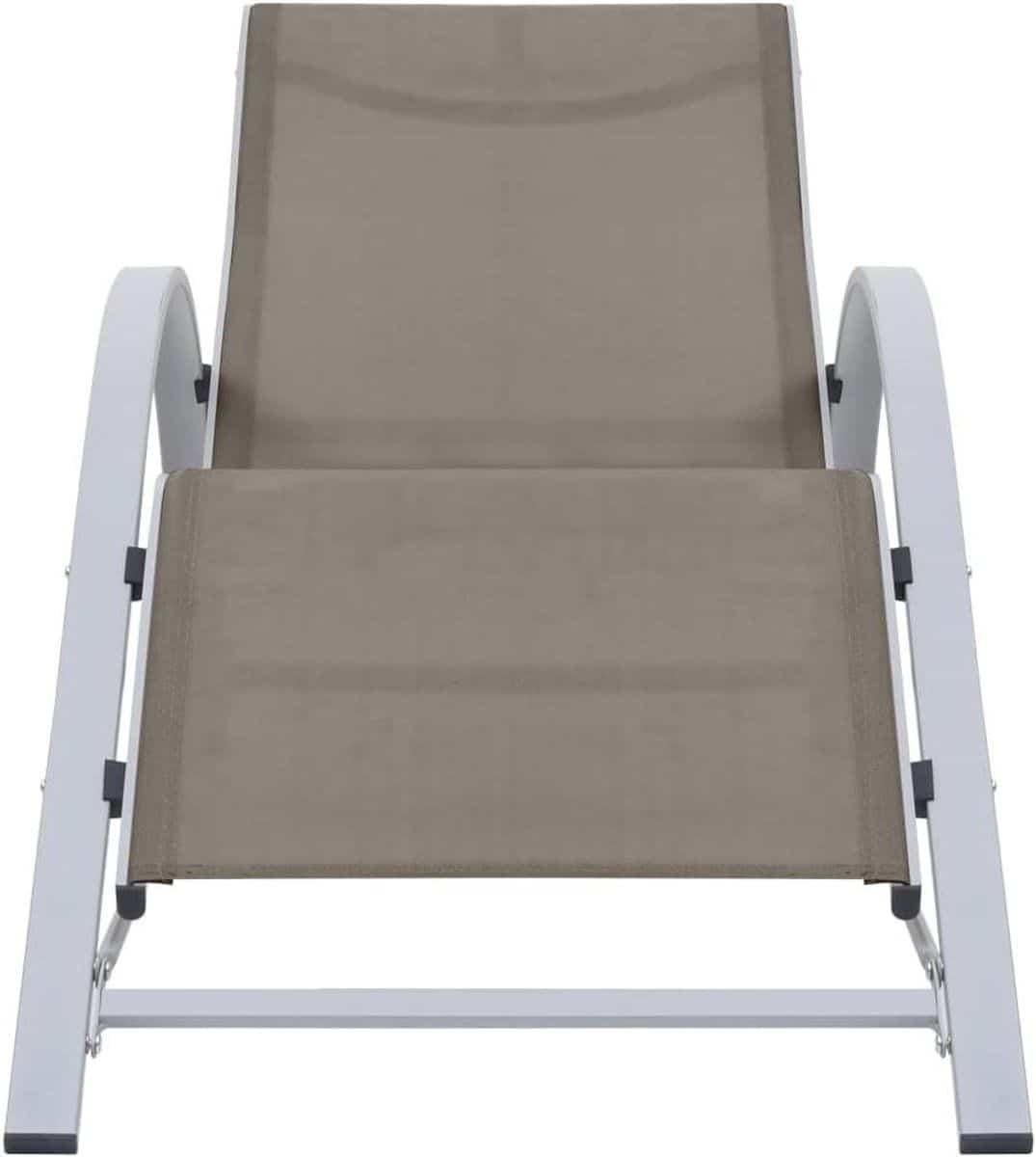 gepoedercoat ligstoel chaise lounge tuin buiten ontspannen