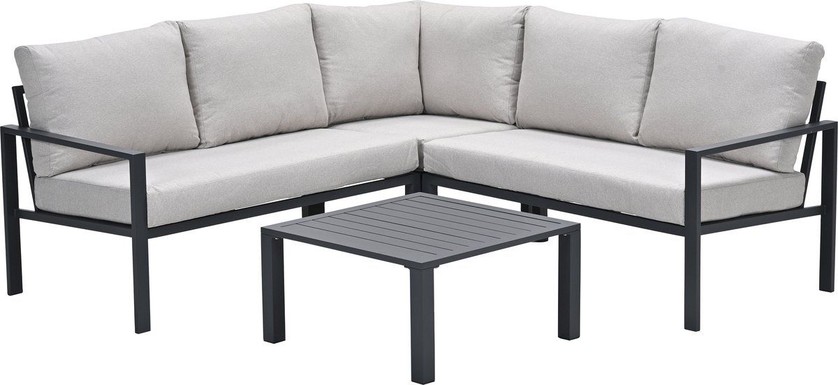 gi springs aluminium loungeset carbon black