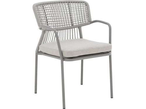 Goossens Tuinstoel Sestri - Buitenstof - bruin - 60 x