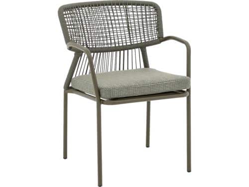 Goossens Tuinstoel Sestri - Buitenstof - groen - 60 x