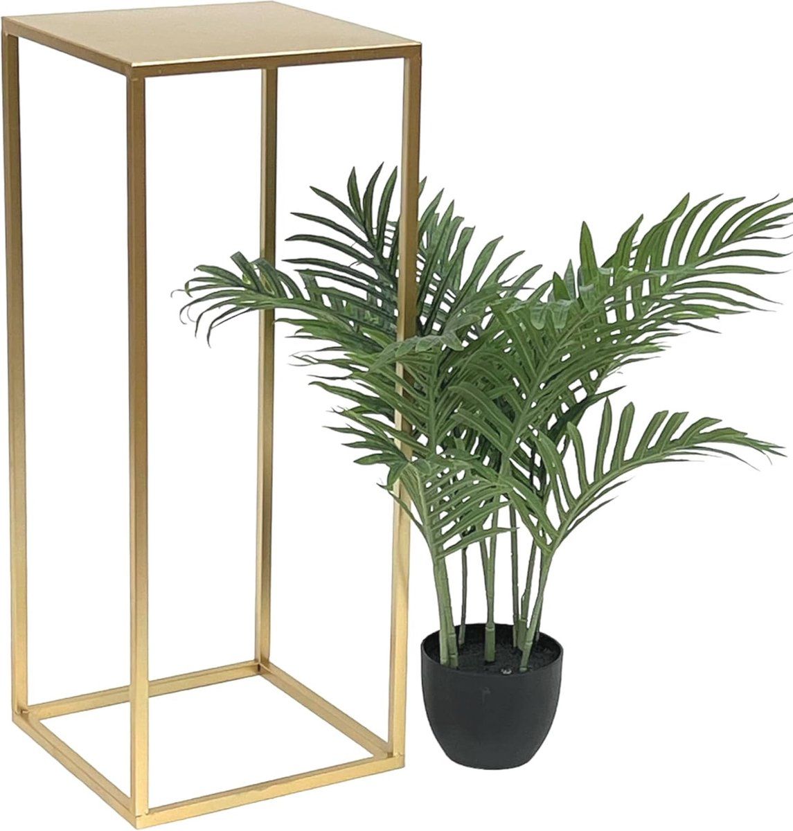 gouden bloemenkruk moderne bloemenstandaard en bijzettafel (70 cm)
