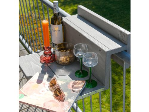 GoudmetHout® Balkontafel Hangend & Inklapbaar - 49 cm Hout