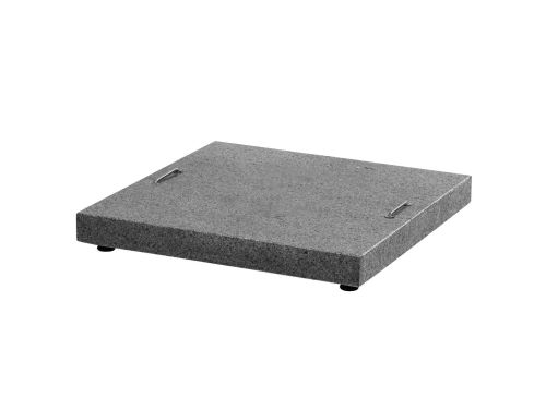Granieten voet 125 kg met 4 wielen