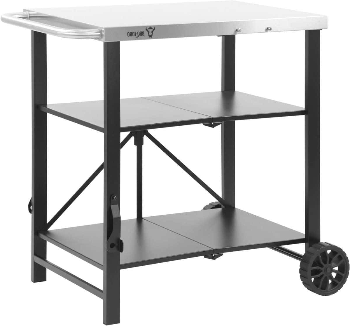 grill trolley bijzettafel buiten koken inklapbaar ontwerp