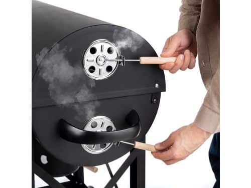 GrillMaster XL Pro Houtskool BBQ Grillwagen met Deksel