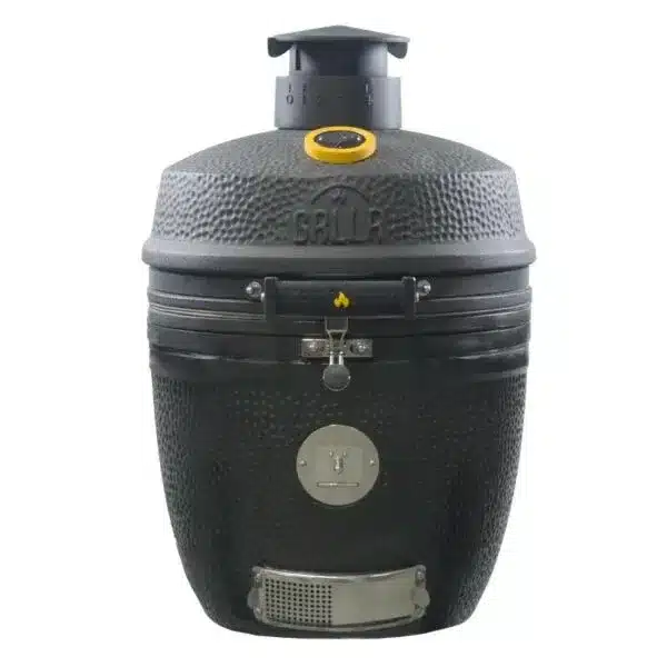 grllr ember classic 18 built in charocal black kamado bbq mat zwart