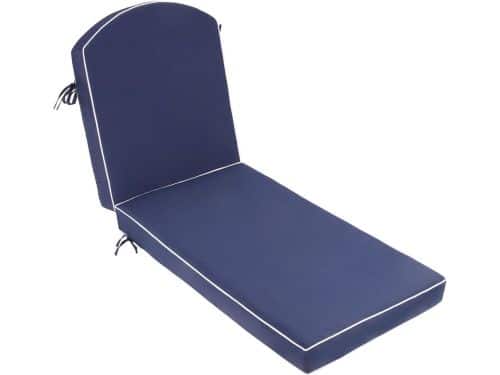 Groot waterdicht loungekussen 203 x 66 cm voor tuinstoel en