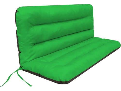 Grote zit- en rugkussen voor schommelbank 180 cm Groen