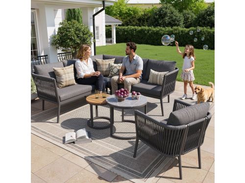 Gutent Hoek Loungesets - 5-6 Personen - 6 Delig