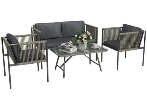 Gutent Loungesets - 4 Delig - 1 Bank - 2