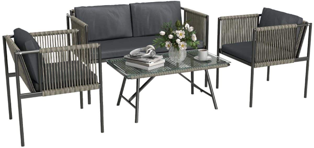 gutent loungesets 4 delig 1 bank 2