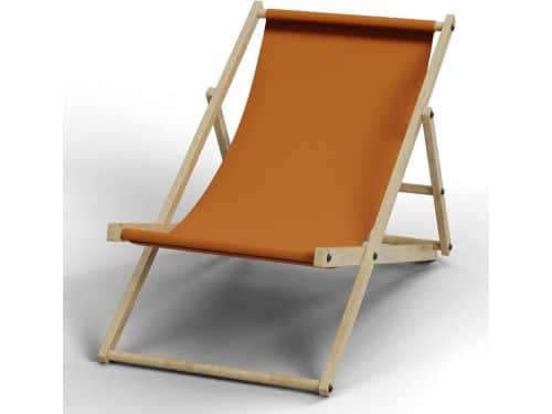 HAGO Ligstoel oranje ligstoel stoel strand ligstoel zonnebed tuinligstoel klapstoel