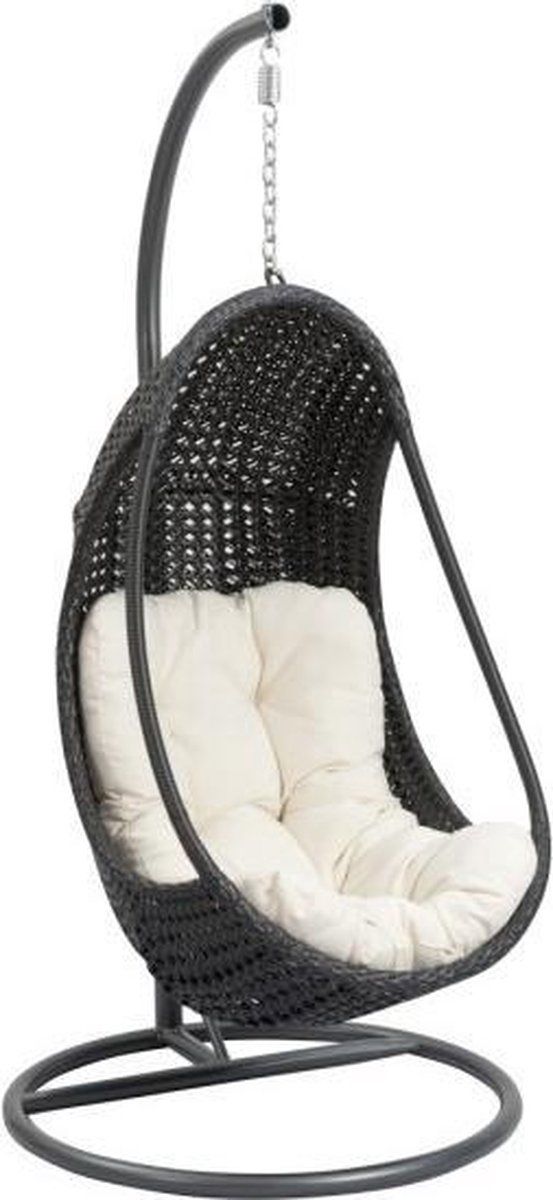 hangstoel egg chair funny relax zwart