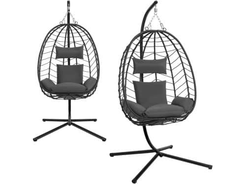Hangstoel - Hangstoelen met Standaard - Eierstoel - Schommelstoel