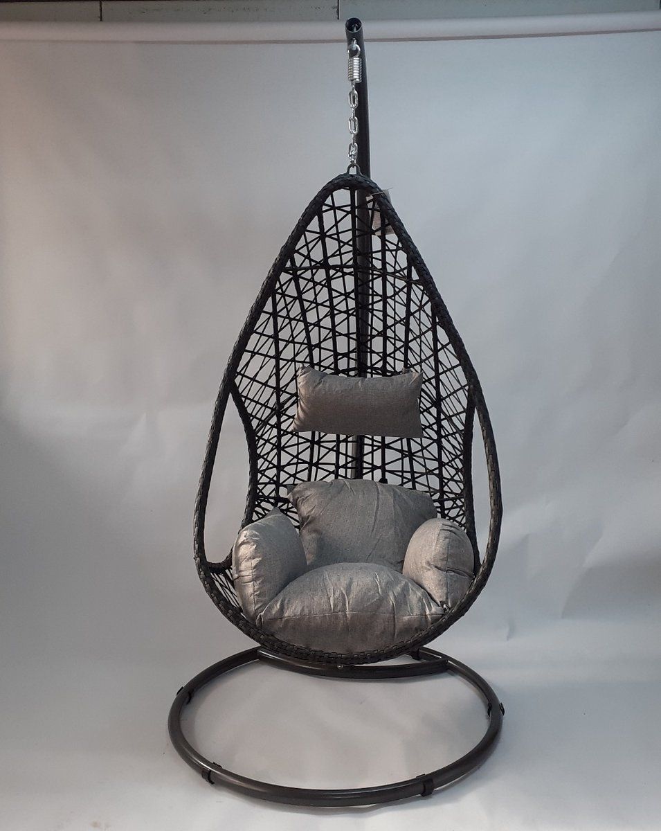 hangstoel mona relax zwart (zonder standaard)