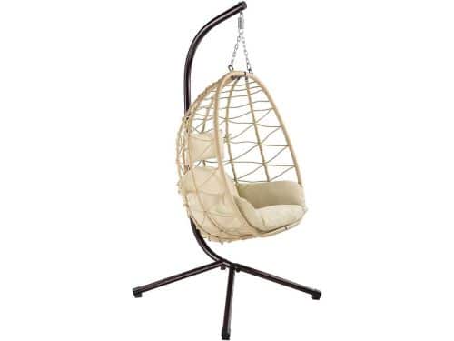 Hangstoel Nest - Schommelstoel Buiten - Ontspannen Genieten - Rotan