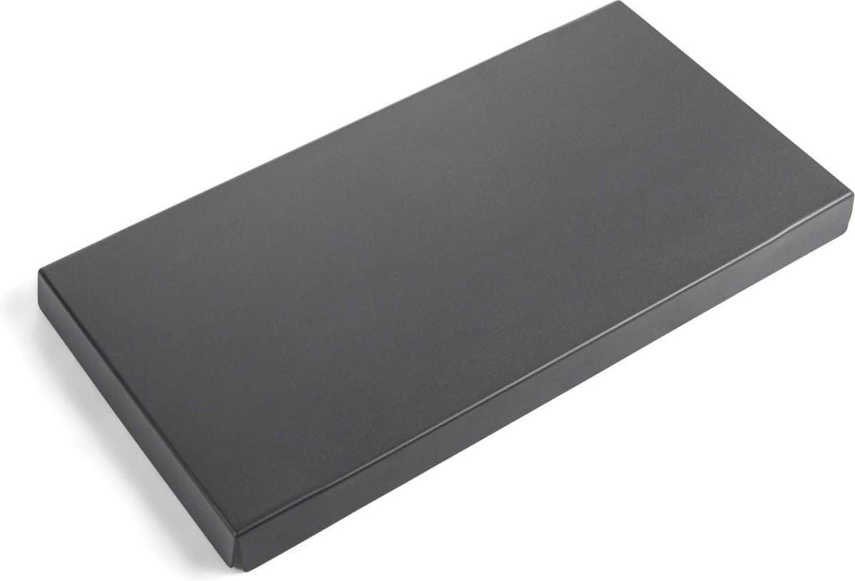 happy cocooning deksel aluminium rechthoek antraciet 74 x 37 x