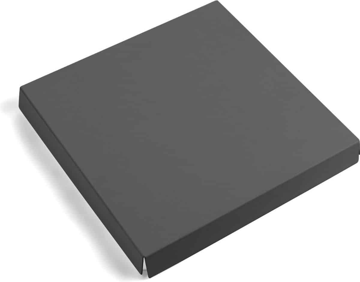 happy cocooning deksel aluminium vierkant antraciet 44 x