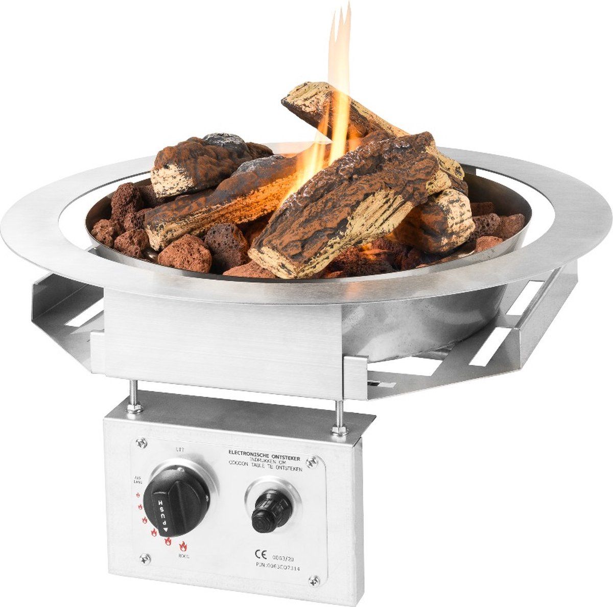 happy cocooning inbouwbrander rond groot