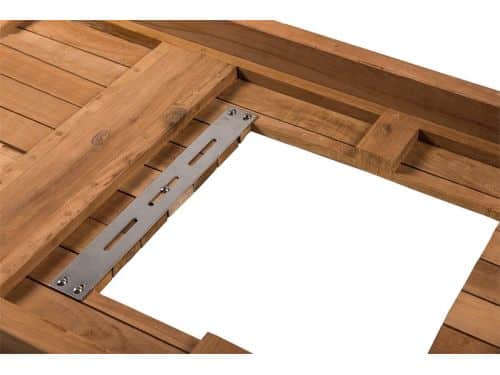 Happy Cocooning support tafel, losse inbouwbrander, 2 stuks