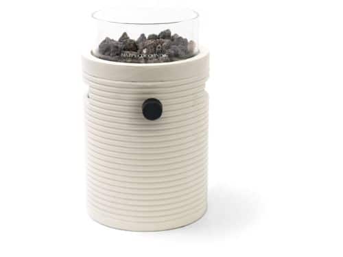 Happy Cocooning Tafelbrander Lumi Groove Oyster Beige - Ø 21.5