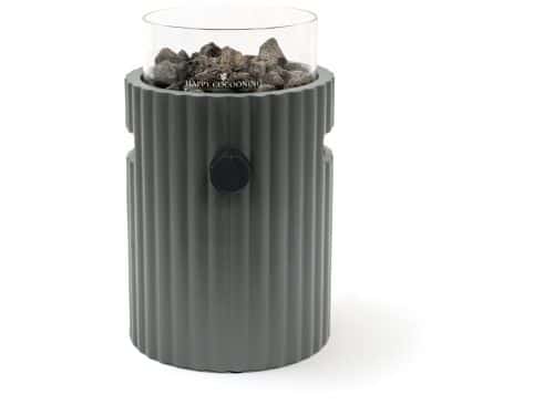 Happy Cocooning Tafelbrander Lumi Rib Smokey Anthracite - Ø 21.5