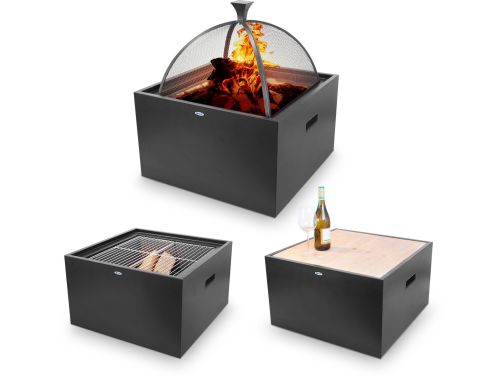 HEAT Outdoor Living Vuurkorf 3 in 1 - Barbecue met