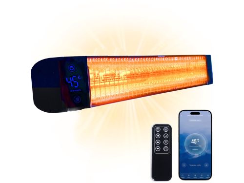 Heater Terrasverwarmer met App 2400W - Elektrisch - Bewegingsensor