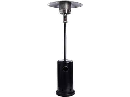 Heater terrasverwarmer zwart 13.000 watt op gas