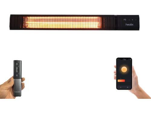 Heatix Smart Carbon Fiber Terrasverwarmer - Elektrisch Infrarood Wandmodel