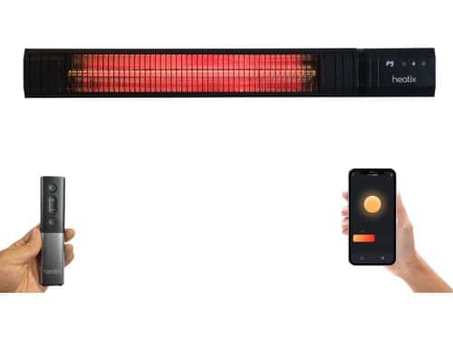 Heatix Smart Golden Shadow Terrasverwarmer - Elektrisch Infrarood Wandmodel