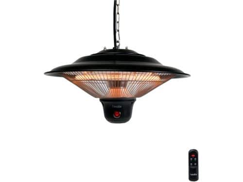 Heatix terrasverwarmer elektrisch - hangend - 1500W - Krachtige infraroodlamp