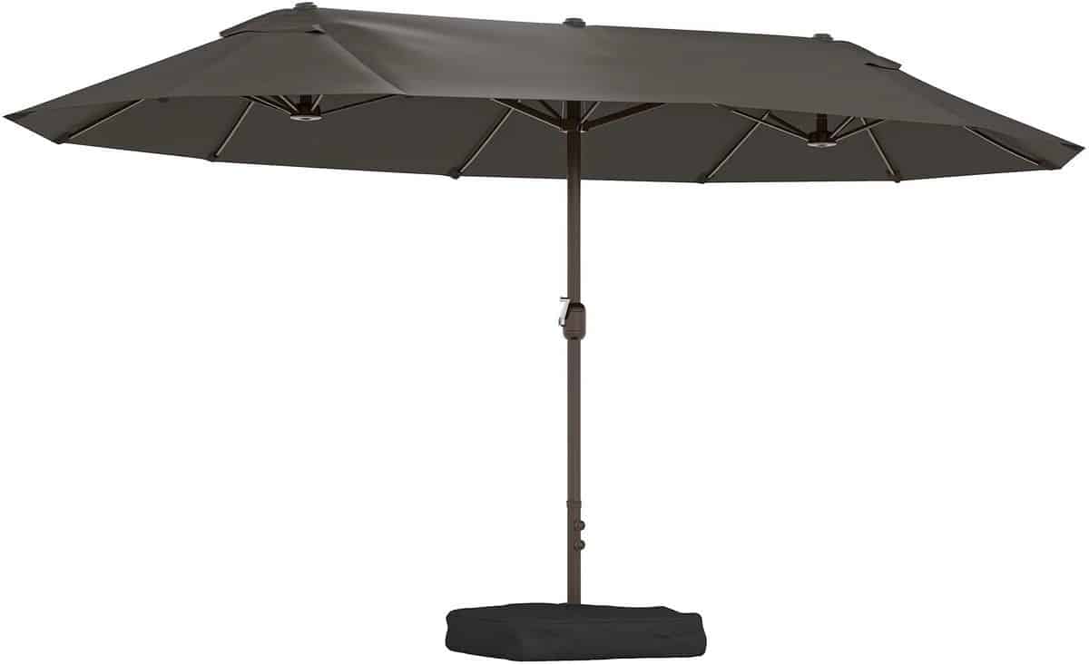 hhhk premium parasol grijs 265 x 455