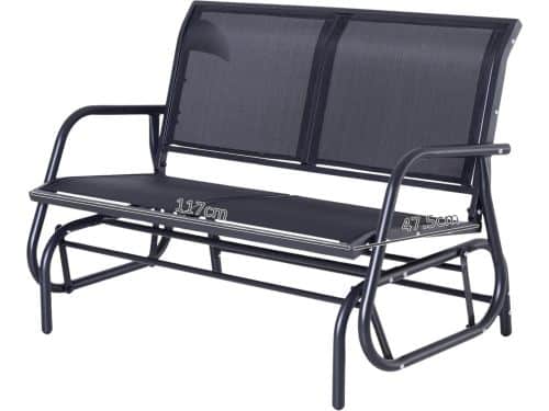 HOB Loungebank Schommelbank - Tuinbank 2 personen - Schommelstoel Tuin
