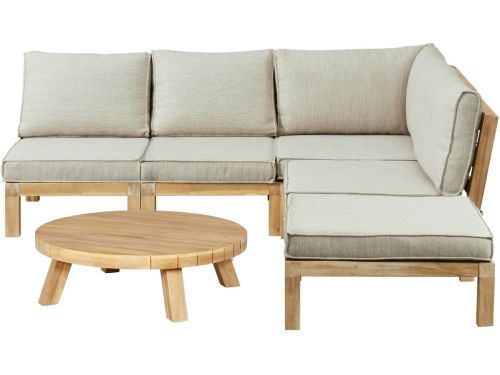 Hoek loungeset Kent | 6-delig | Acacia