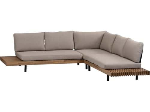 Hoek Loungeset Lissabon | Acacia Teaklook & Sand