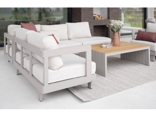 Hoek loungeset Tulum | 5-delig | Black