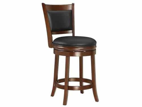 Houten Barkruk 24 inch Cappuccino Draaibaar