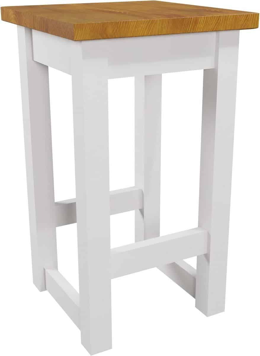 houten barkruk massief eiken hout zithoogte 80 cm