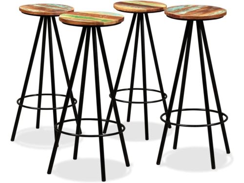 Houten Barkrukken - Barstoelen Set - Pub Keuken Gebruik