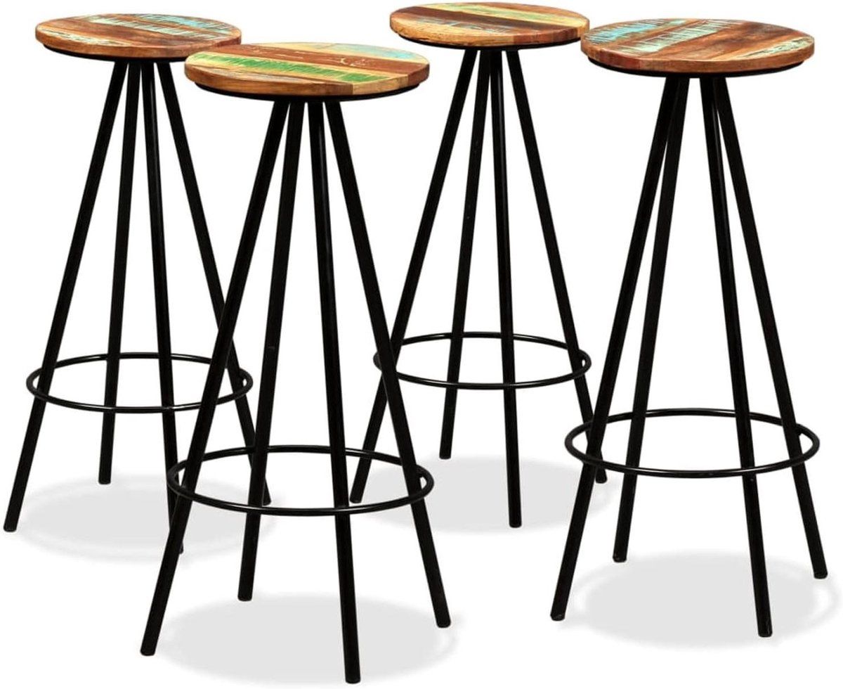 houten barkrukken barstoelen set pub keuken gebruik