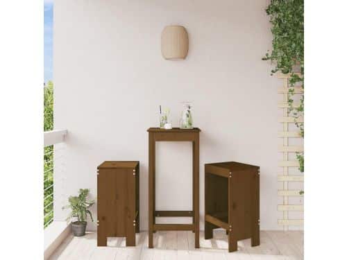 Houten Barstoelen - Buitenstoelen Krukken - Buiten Zitten - Massief