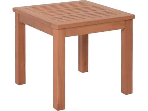 Houten Bijzettafel 44 x 44 cm - Massief FSC Eucalyptushout
