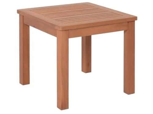 Houten Bijzettafel 44 x 44 cm - Massief FSC Eucalyptushout