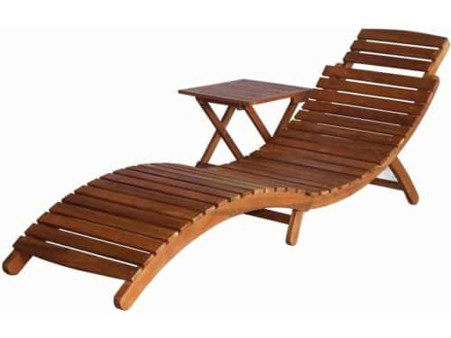 Houten bijzettafel - Klaptafel Balkontafel - Buiten Meubilair - Massief