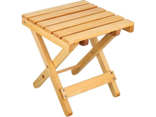 Houten bijzettafel - Klaptafel buiten - Drankjes serveren - Opvouwbaar